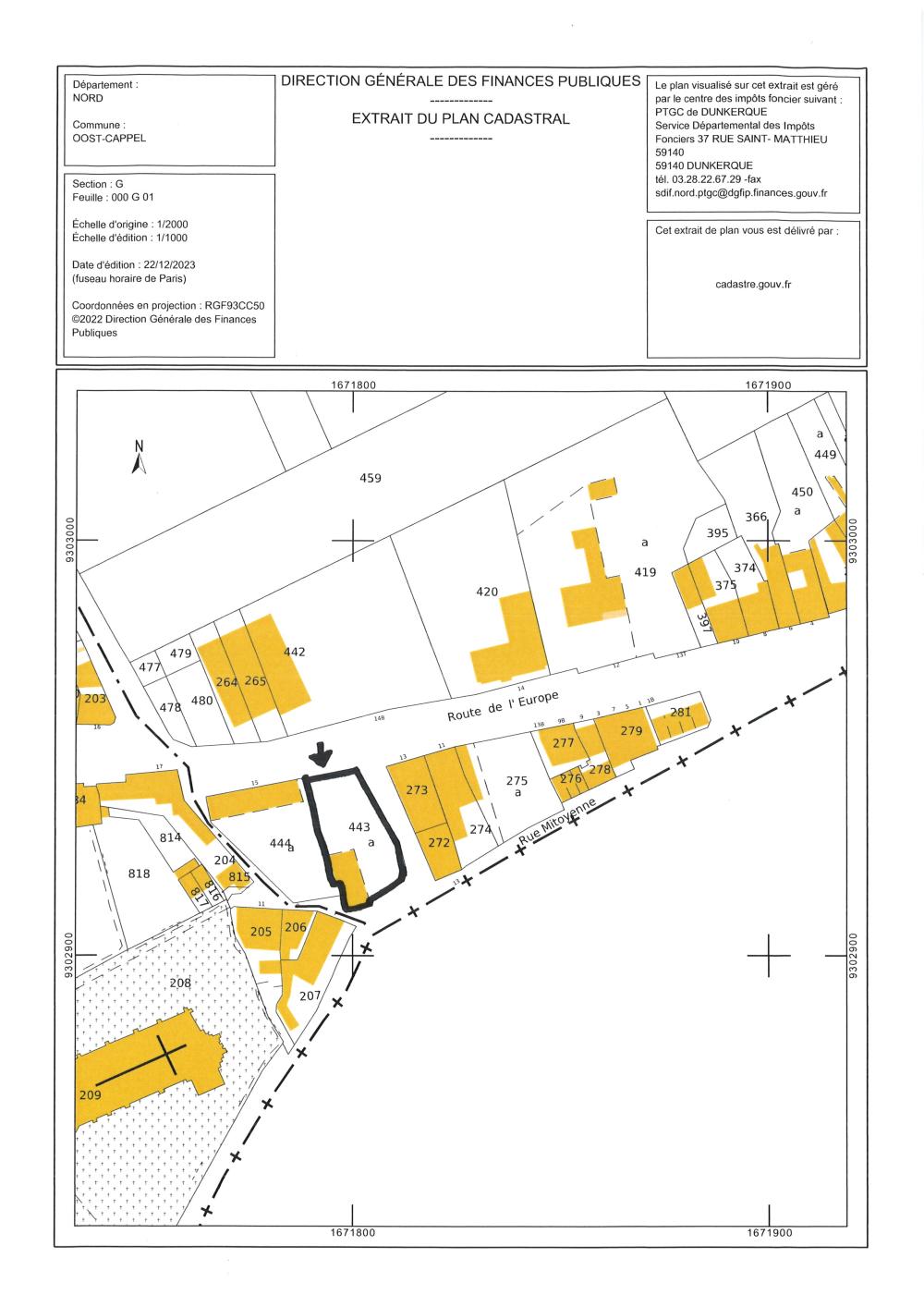  te koop terrein Oost-Cappel Nord 3